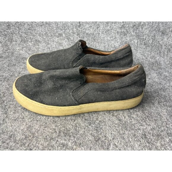 Frye Slip On Shoes Men's 8.5M Gray Canvas 3471293 Casual Sneaker - Picture 1 of 8